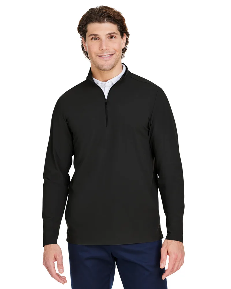 Devon and Jones® Men's CrownLux Performance® Windsor Welded Quarter-Zip Pullover Sweater