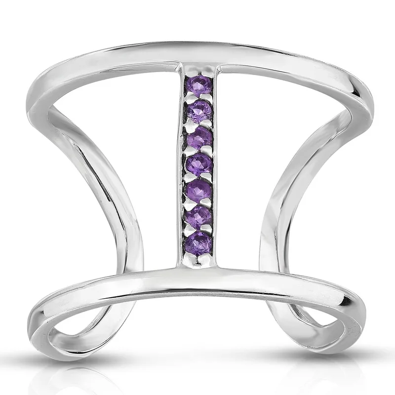Jilco Inc Contemporary Amethyst Ring