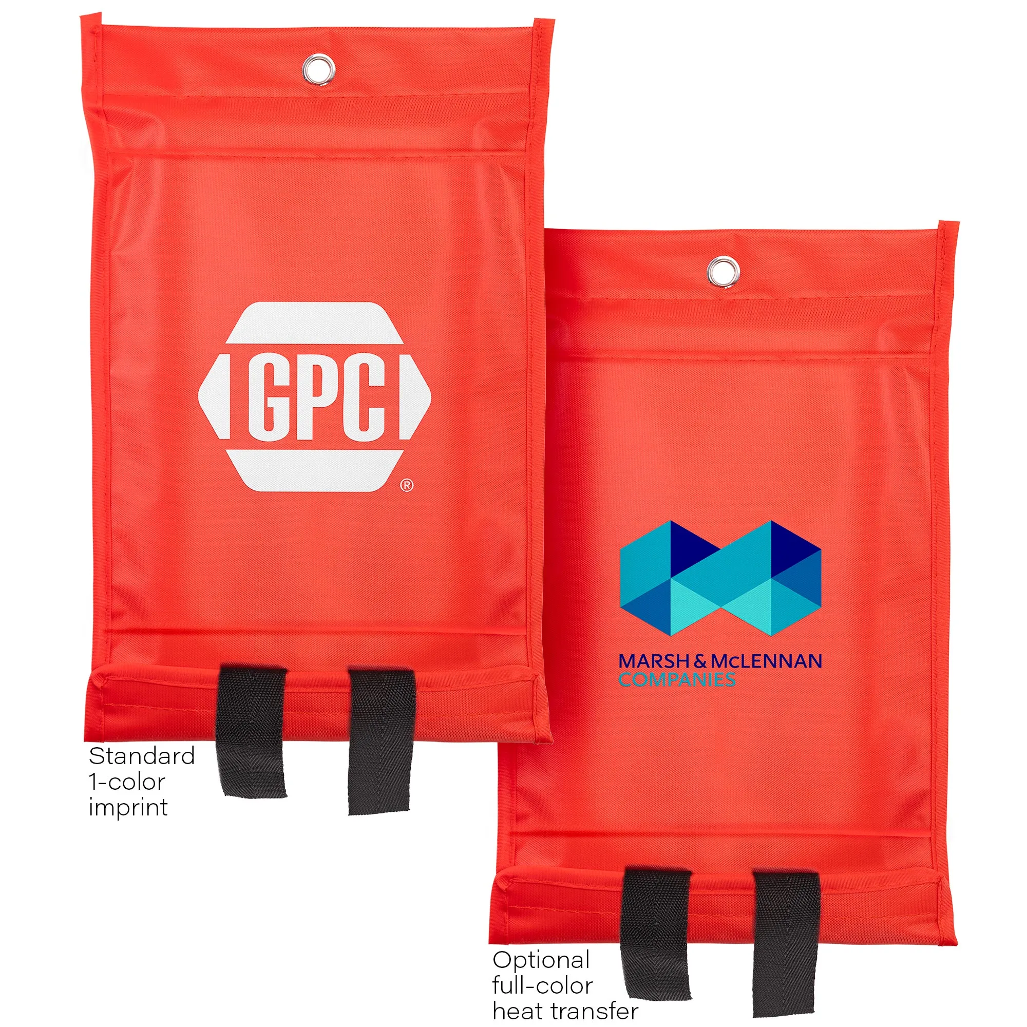 40" x 40" Fiberglass Emergency Fire Blanket view 5