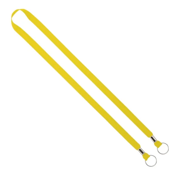 IMPORT Rush 1/2" Polyester 2-Ended Lanyard with Dual Silver Metal Crimp & Split-Ring view 3