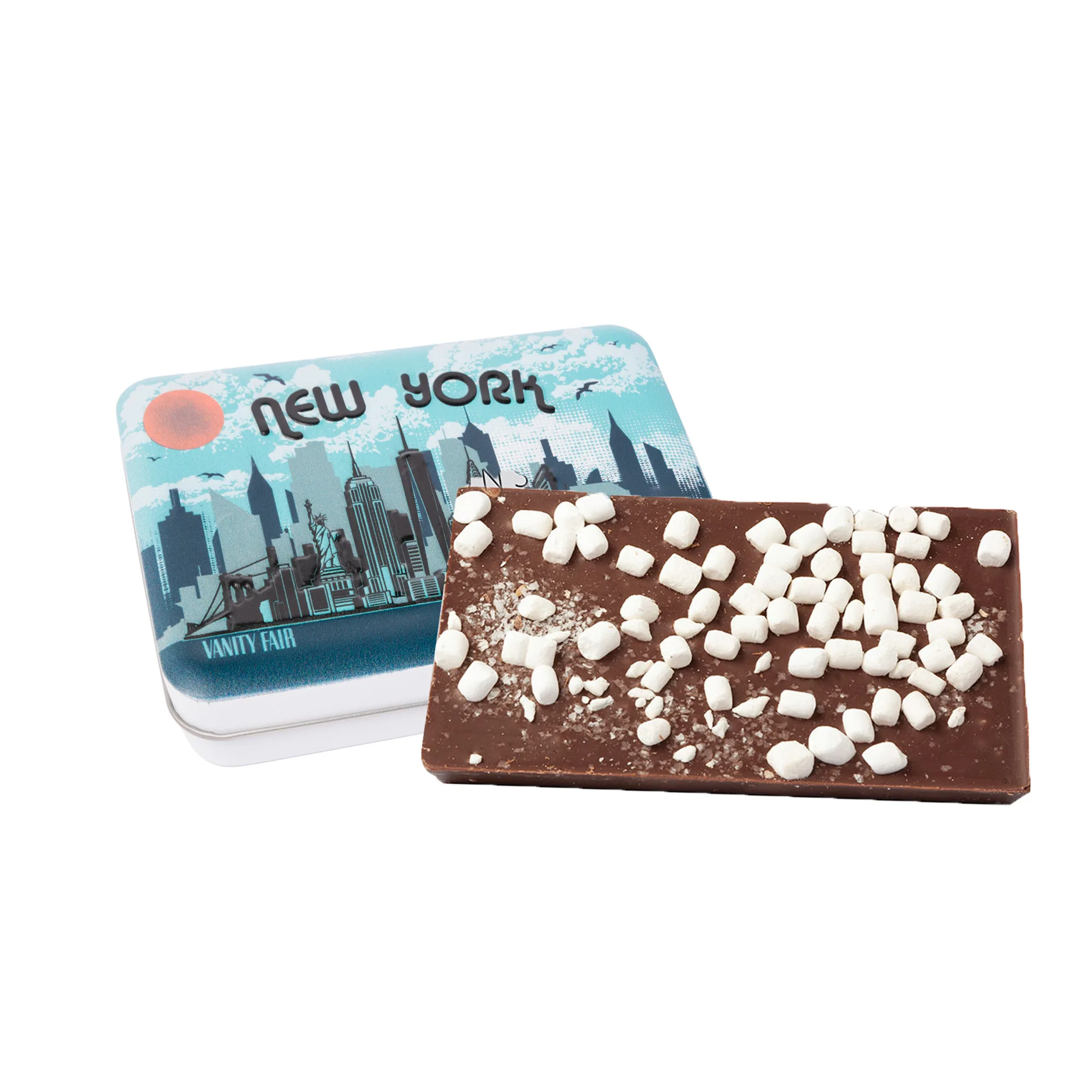 Milk Chocolate & Dehydrated Marshmallow Bark Tin view 2
