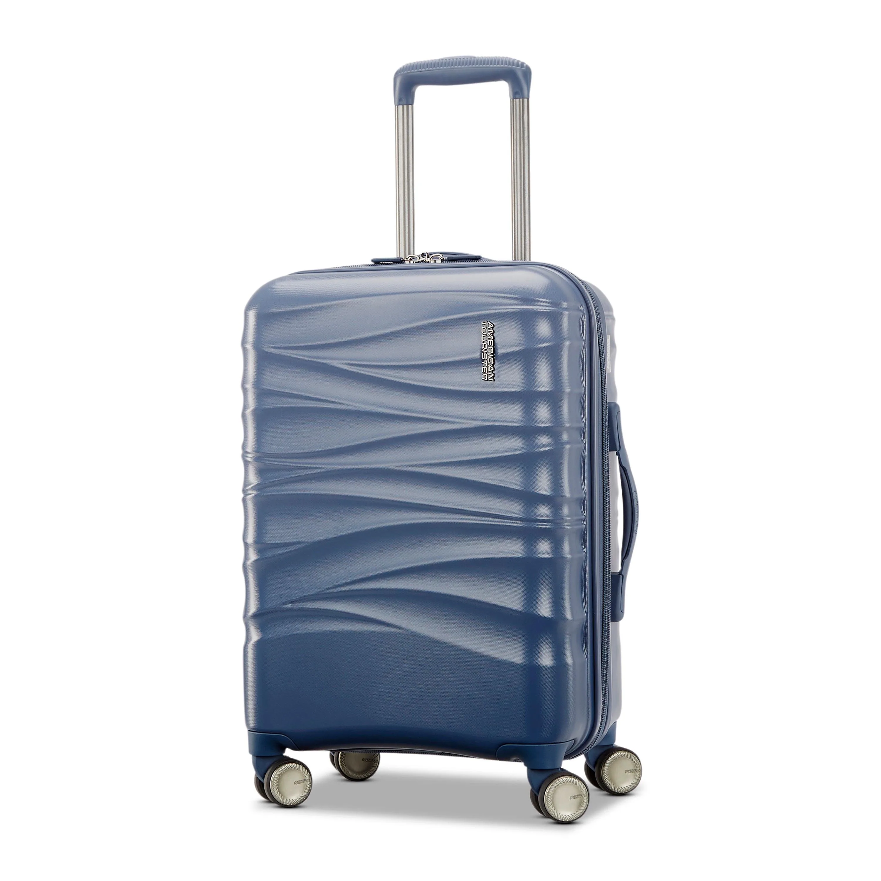 American Tourister Cascade 20" Carry-On Hardside Spinner Slate Blue Luggage