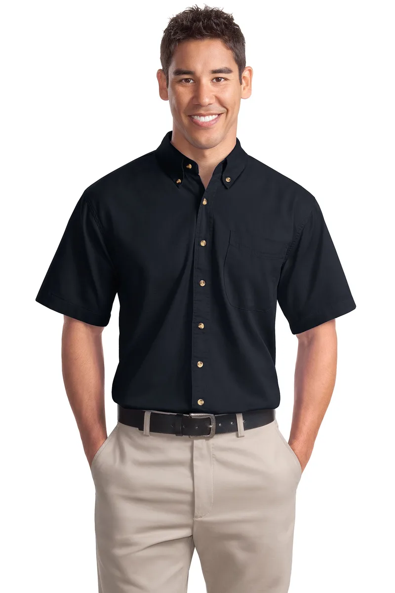 Port Authority® Short Sleeve Twill Shirt.