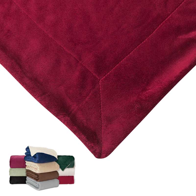 Brookline Micro Mink Sherpa Blanket view 2