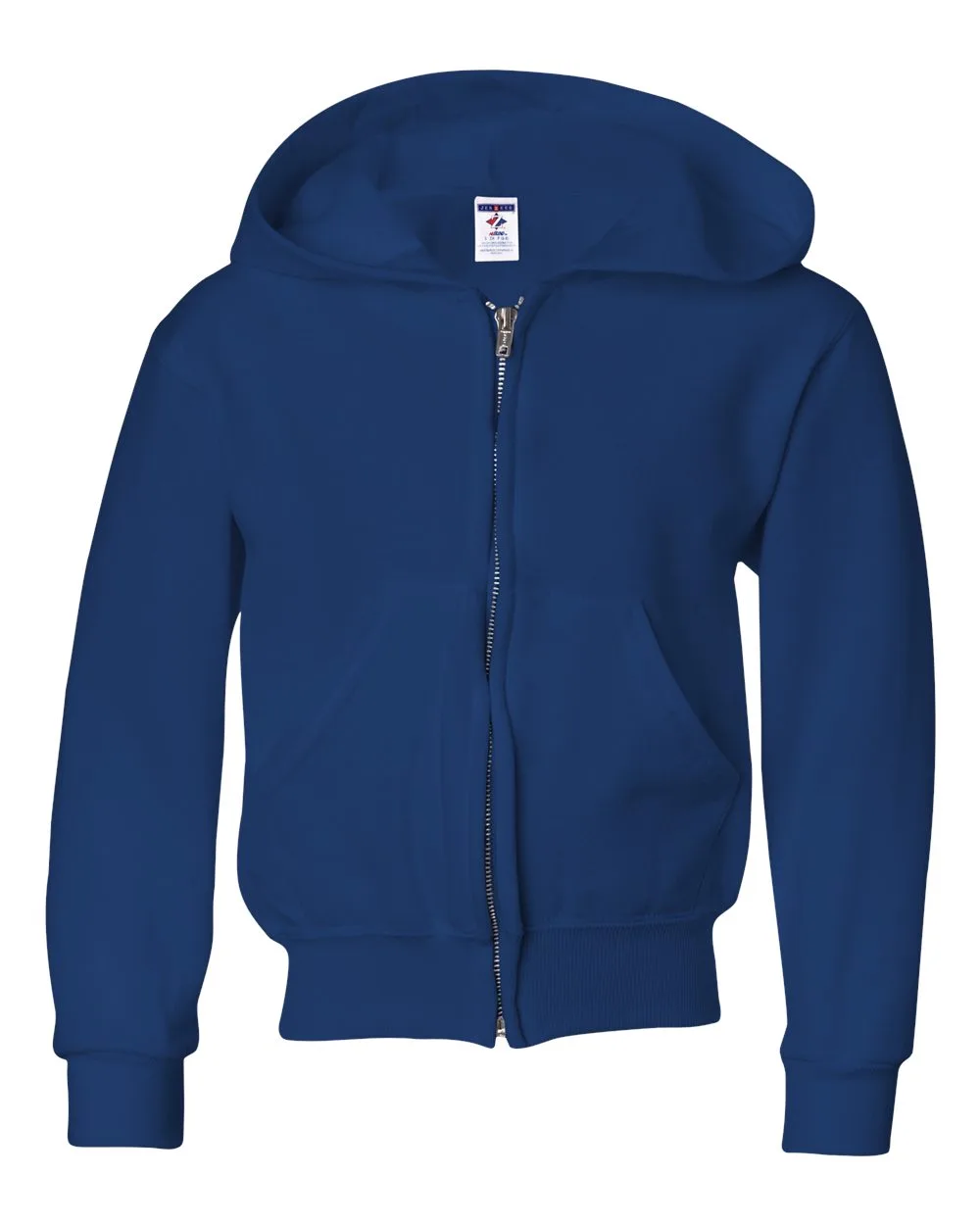 Jerzees® NuBlend® Youth Full-Zip Hooded Sweatshirt view 3