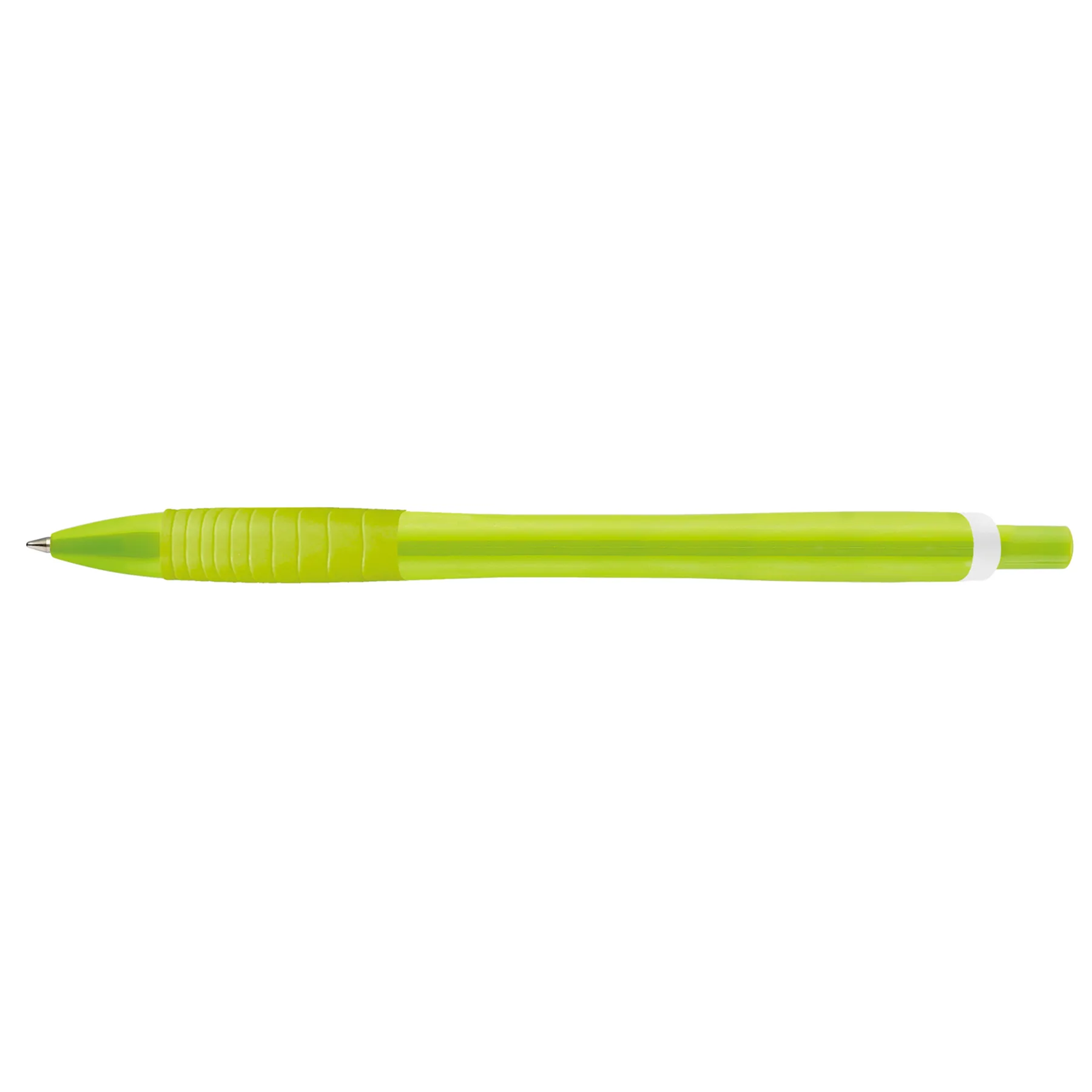 Lime Green/White Blank Back View