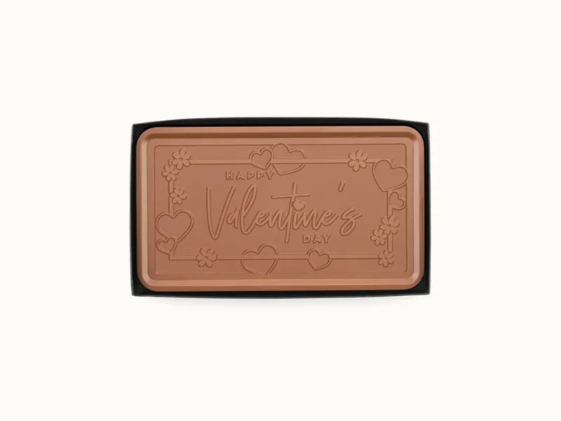 Happy Valentine's Epic 1lb. Chocolate Bar with Personalized Packaging view 3