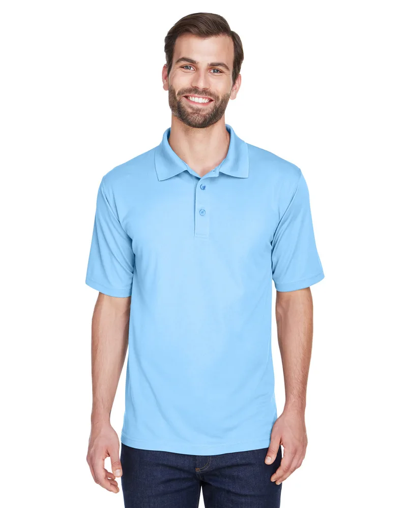 ULTRACLUB Men's Cool & Dry Mesh Piqué Polo view 6
