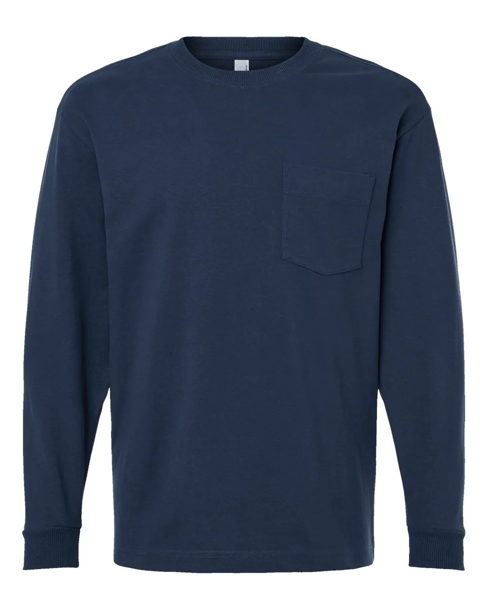 American Apparel® Super Heavyweight Long Sleeve Pocket Tee Shirt view 3