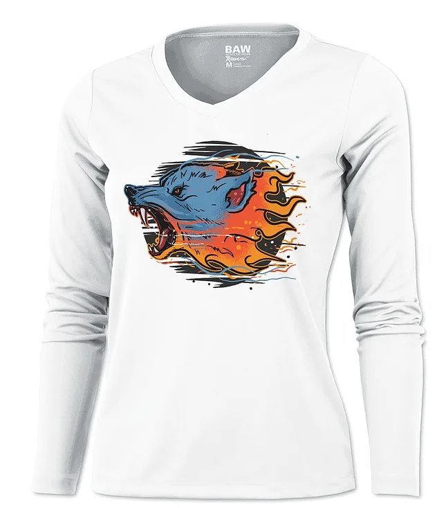 Women's XTREME-TEK Long Sleeve V-Neck Shirt