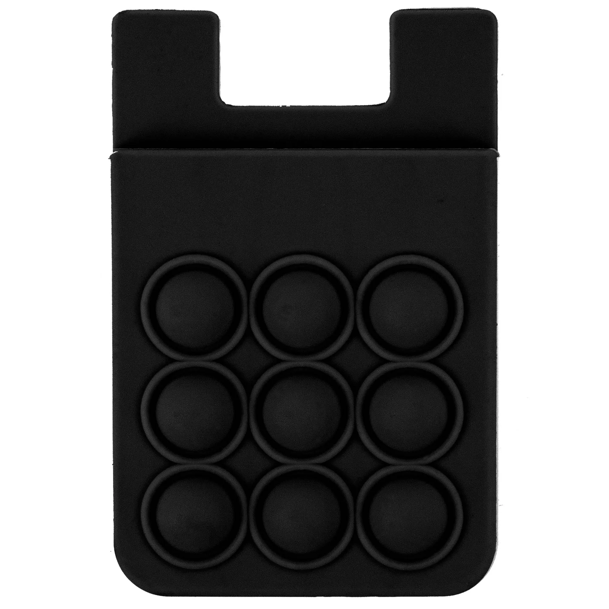 Popper Stress Reliever Silicone Phone Wallet view 4