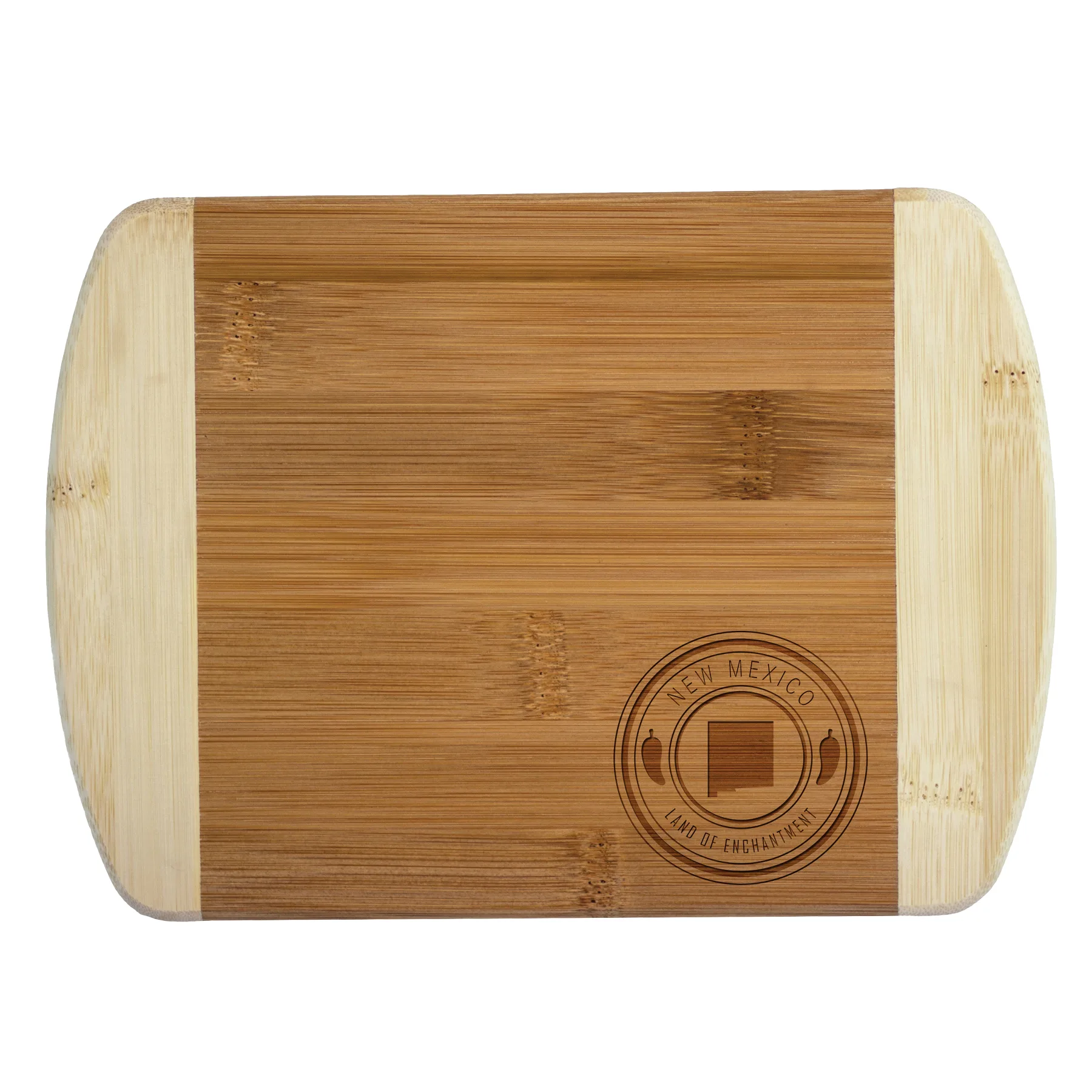 New Mexico State Stamp 2-Tone Bar Board