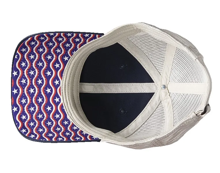 Sublimated Unstructured Trucker with Soft Mesh Back view 5