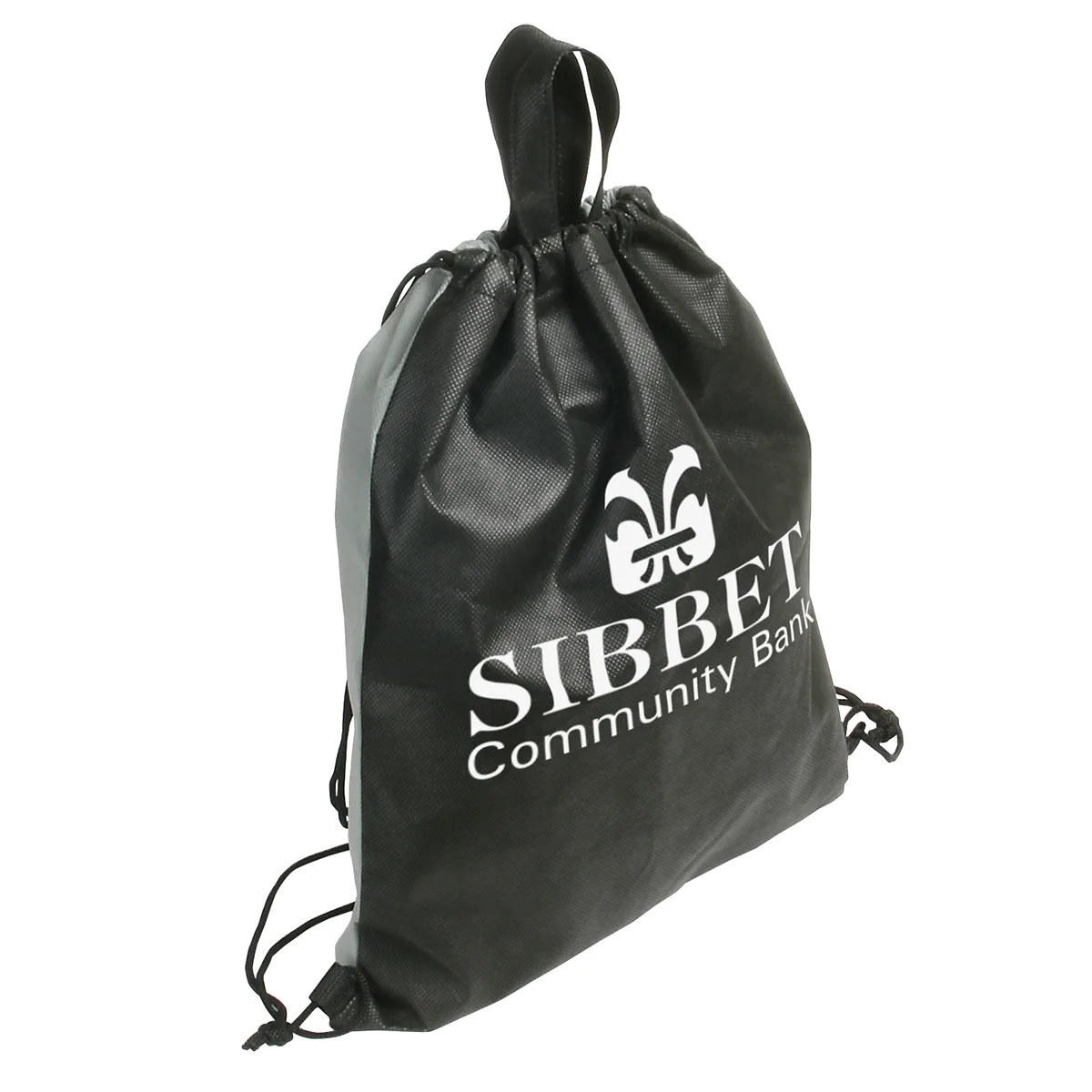 Glide Right Non-Woven Drawstring Backpack view 3