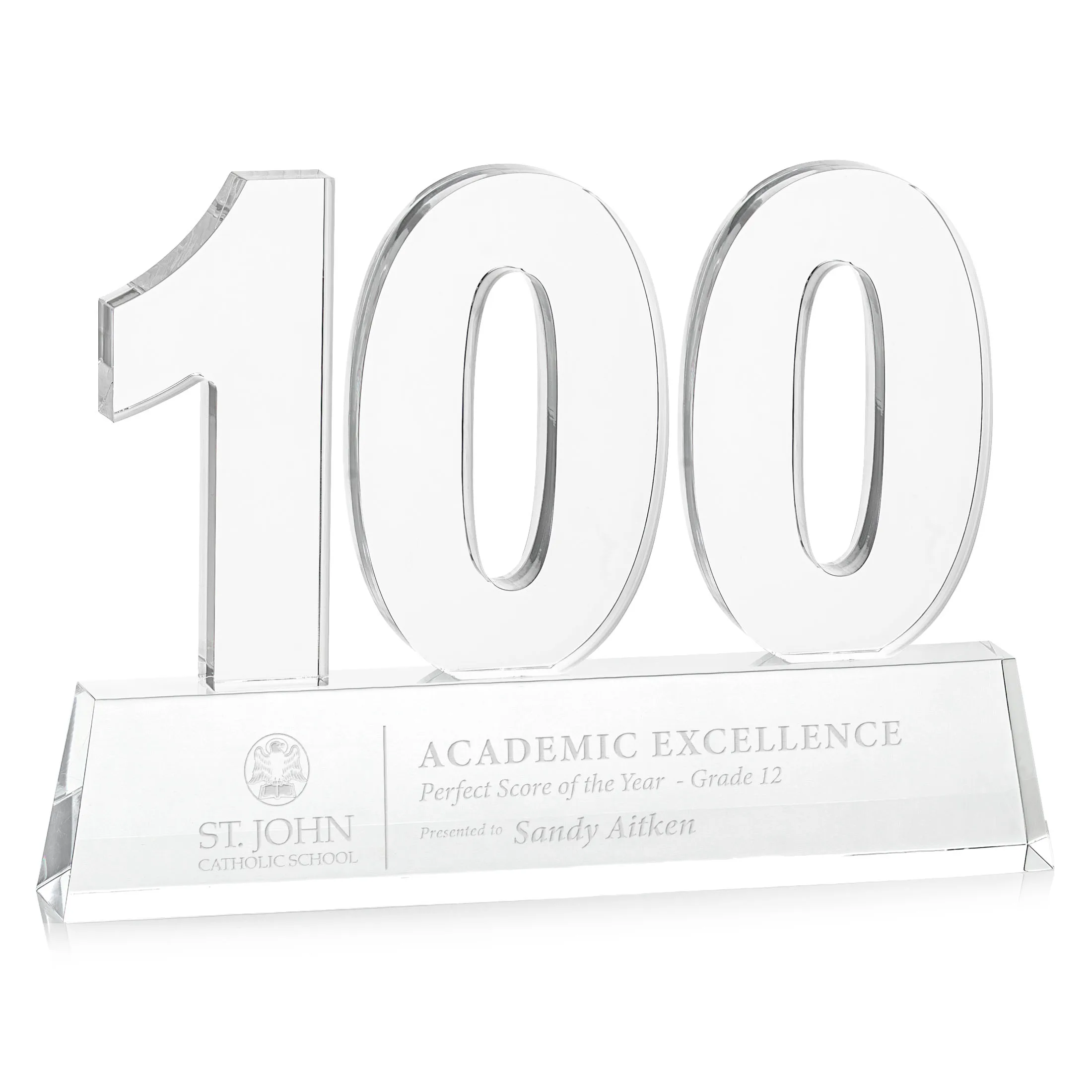 Laser Engraving, Triple Digit