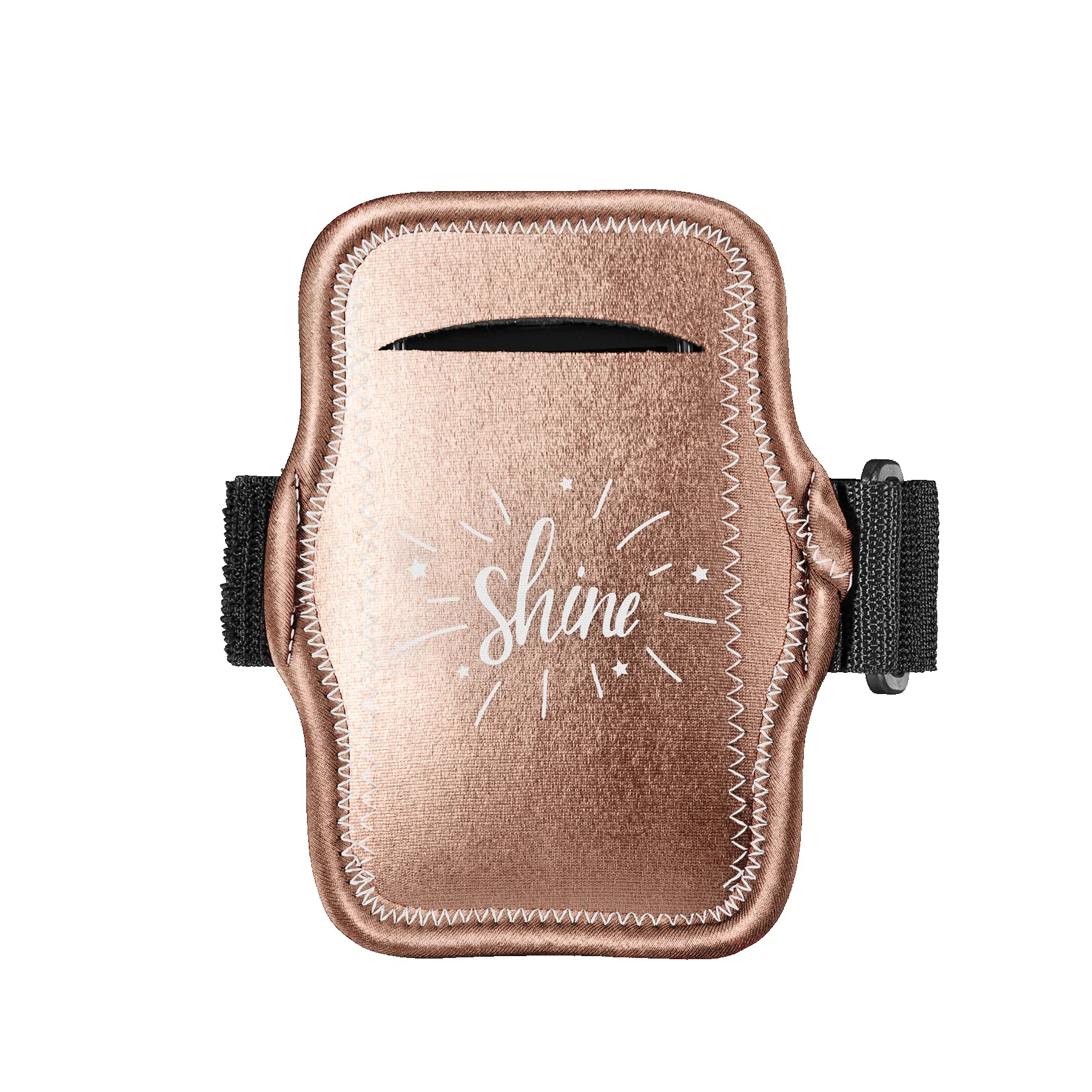 Metallic Rose Gold/Black