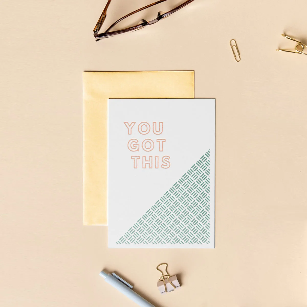 Flat Letterpress Card (5"x7")