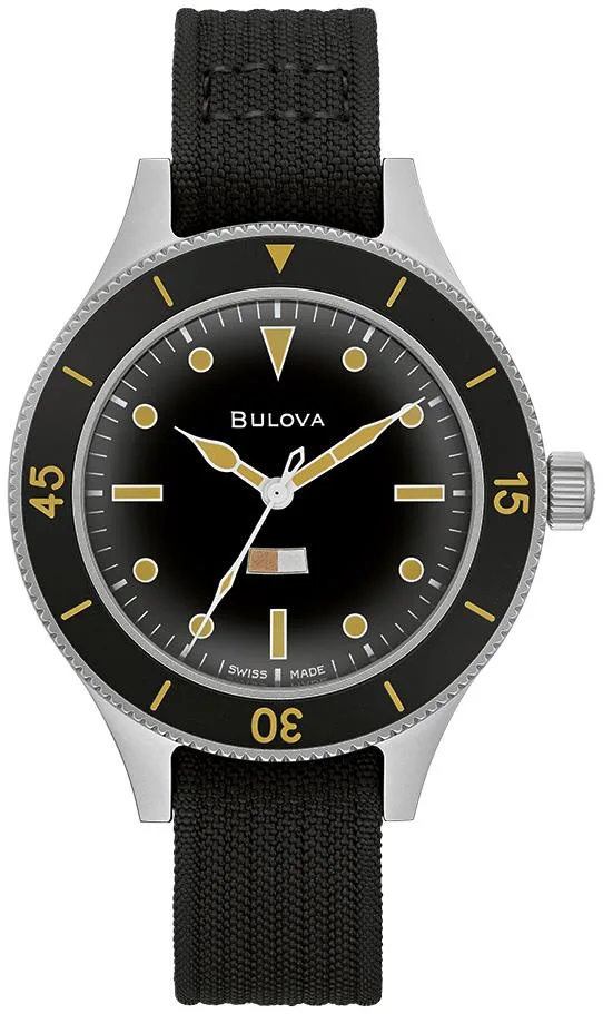 Bulova Watches Men's Archive Series Mil Ships Automatic Strap Watch