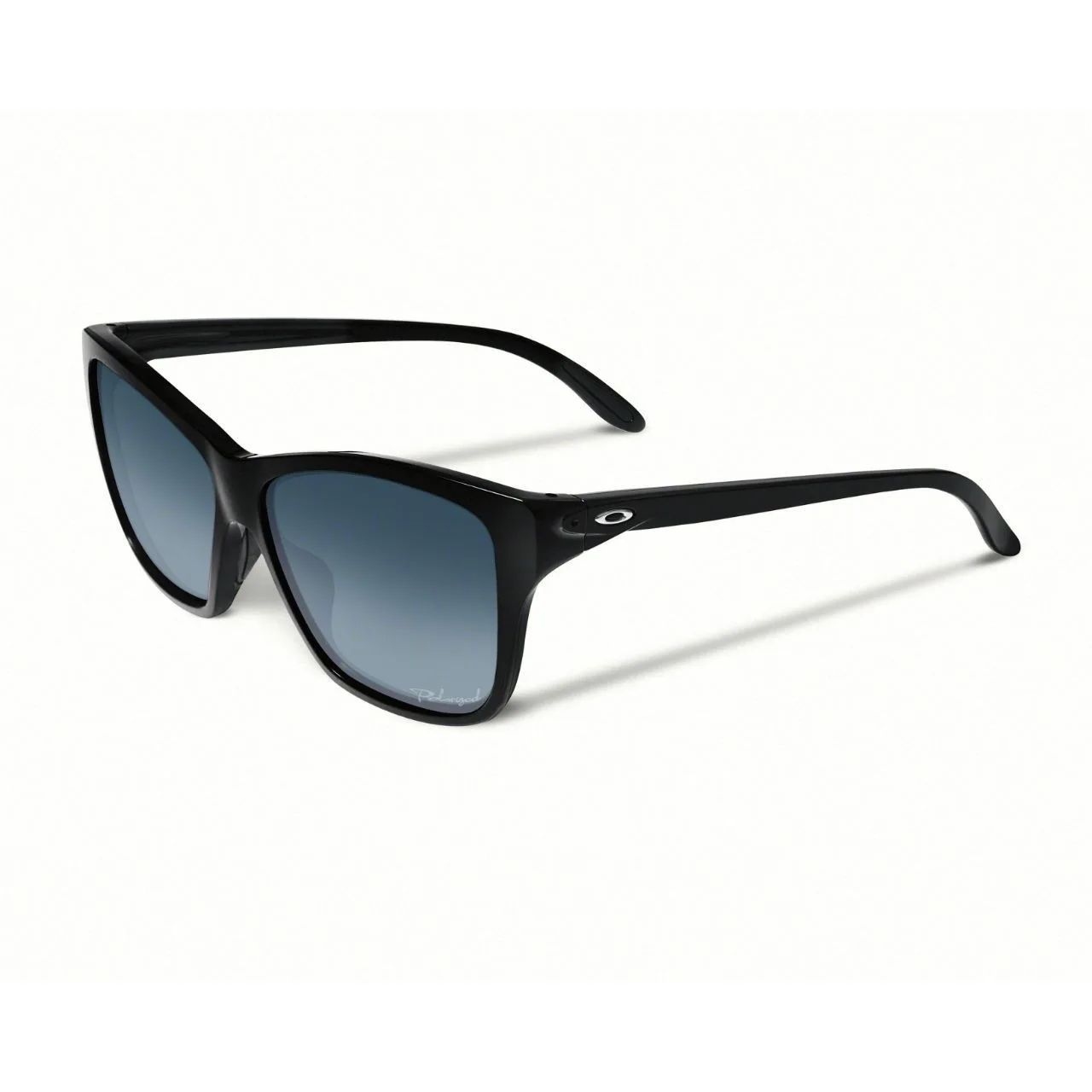 Oakley® Hold On Sunglasses - Polished Black w/ Black/Gray Gradient Polarized Lens