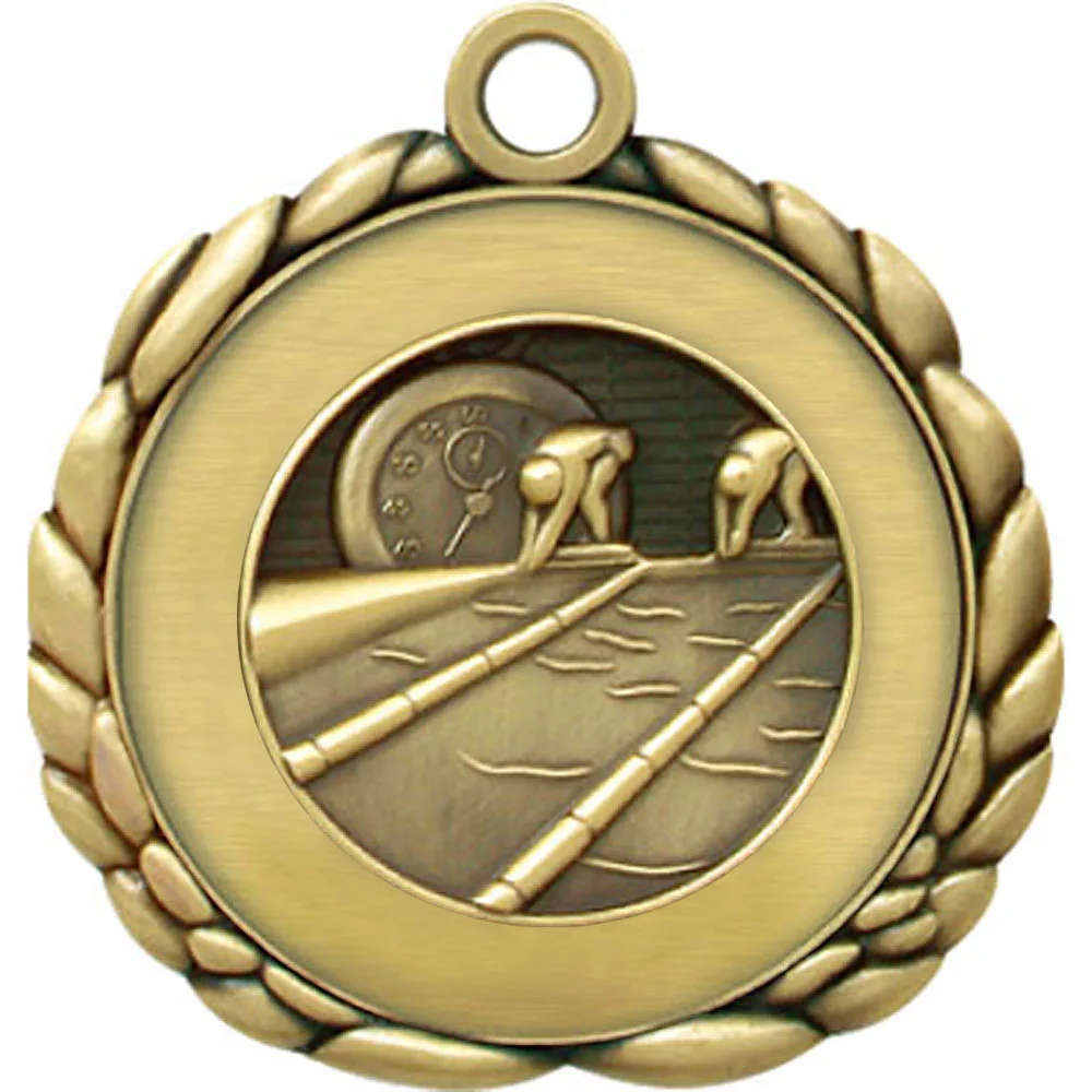 Vibraprint® Swimming Quali-Craft Medallion (2-1/2") view 2