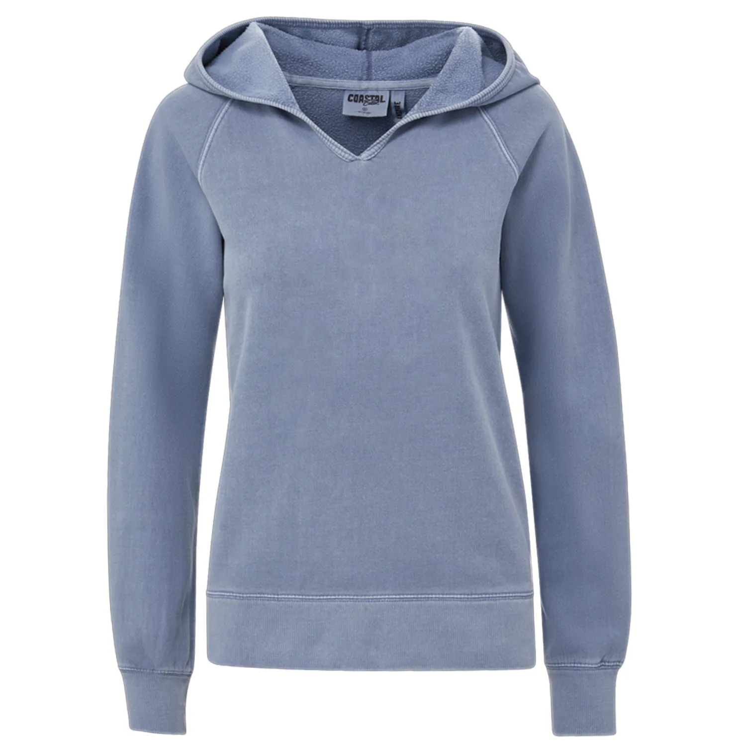 Coastal Color™ Ladies Garment-Dyed Hoodie view 2
