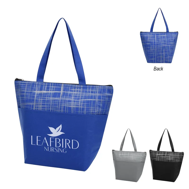 Crosshatch Non-woven Cooler Bag view 2