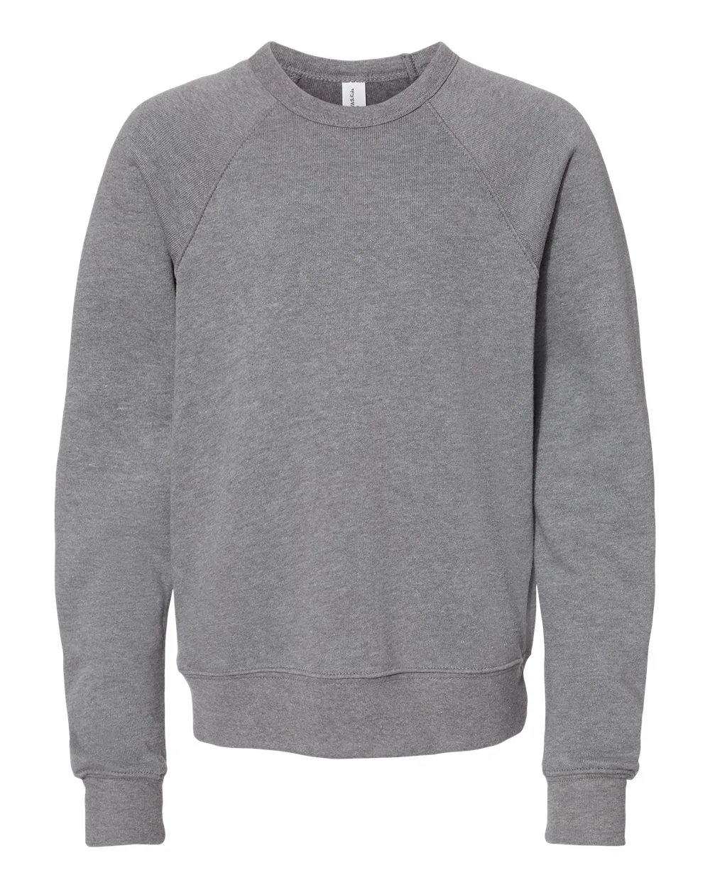 BELLA + CANVAS Youth Sponge Fleece Crewneck Sweatshirt view 3