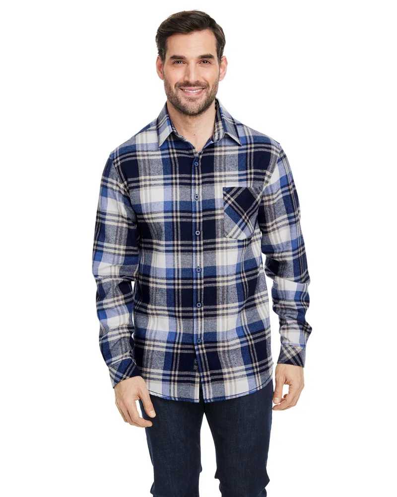 Burnside Woven Plaid Flannel With Biased Pocket view 2