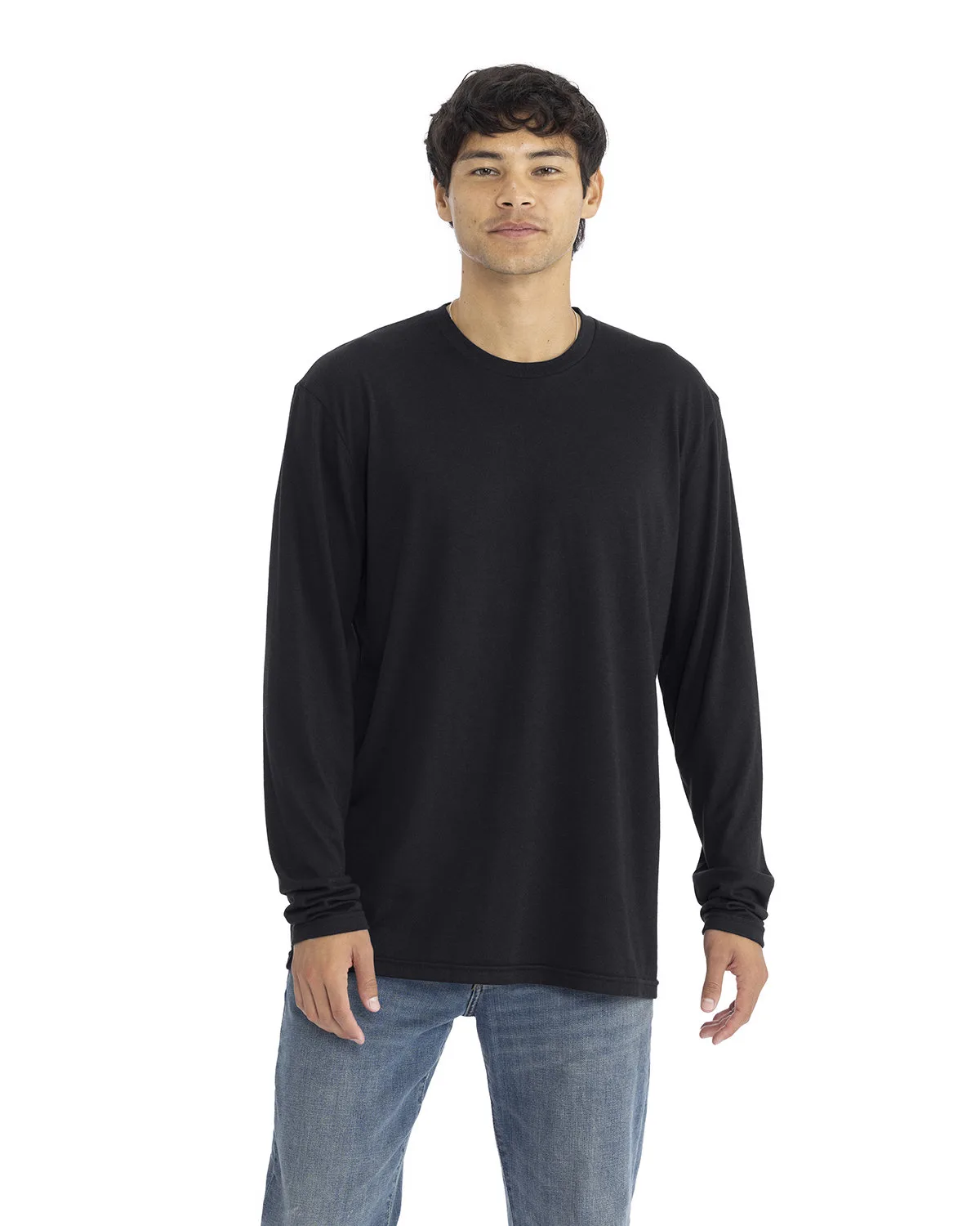 NEXT LEVEL APPAREL Men's Triblend Long-Sleeve Crew