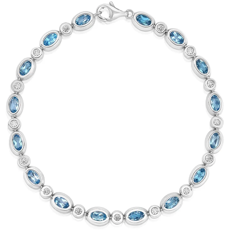 Jilco Inc Blue Topaz Bracelet