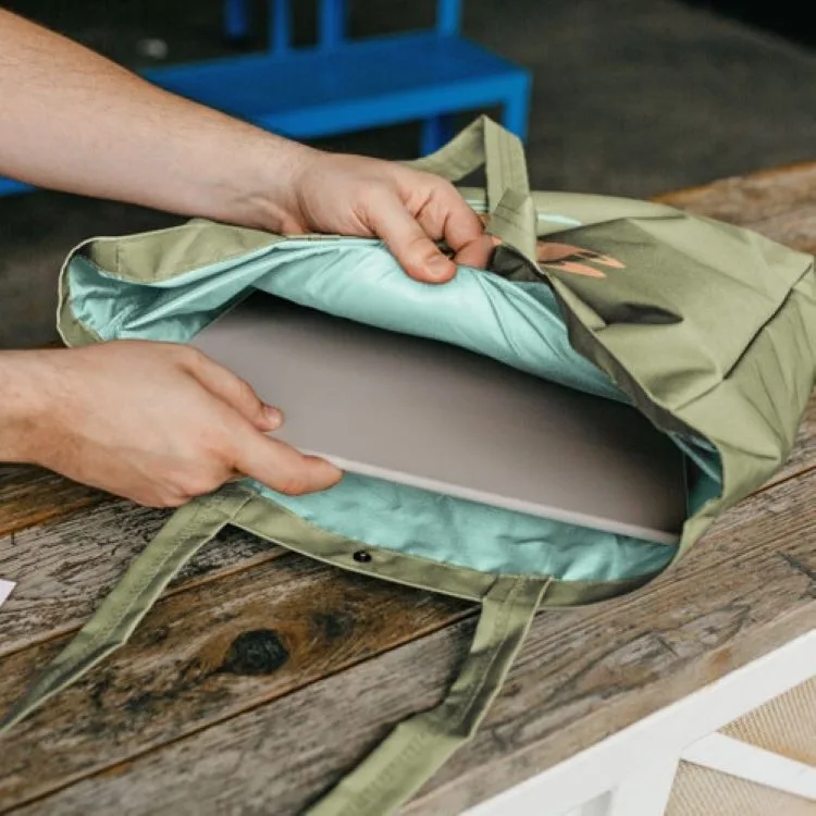 Open Laptop Tote - 4CP Poly view 2