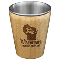 Wisconsin State Shot Glass — Engraved up to 2 Square Inches (1 side/1 location)