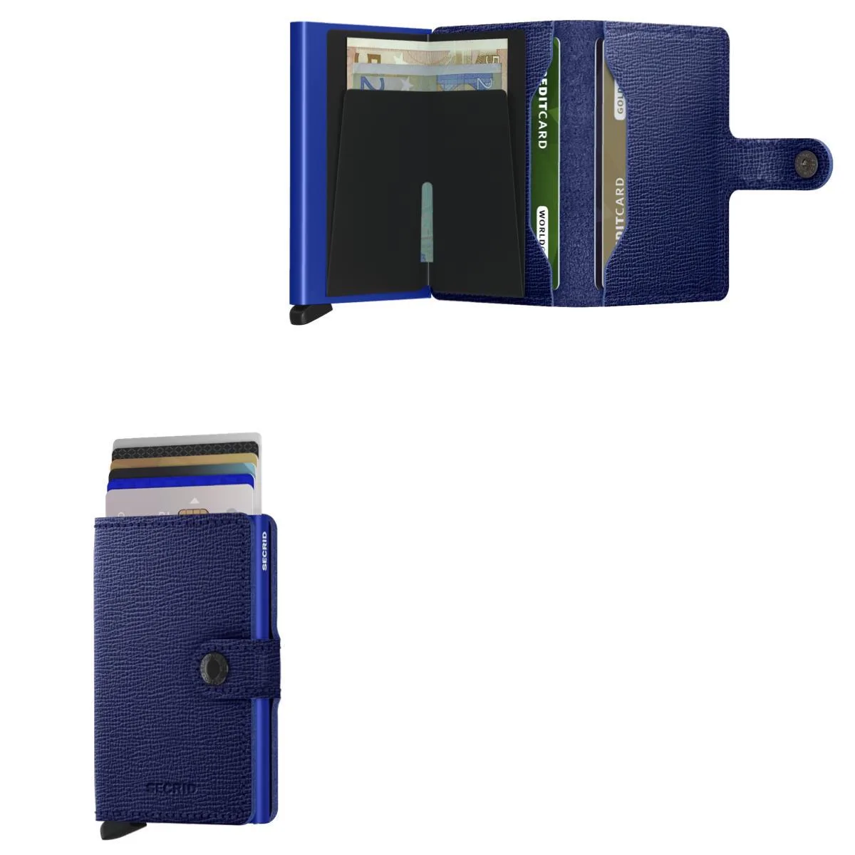 Secrid Miniwallet Crisple - Cobalt Blue