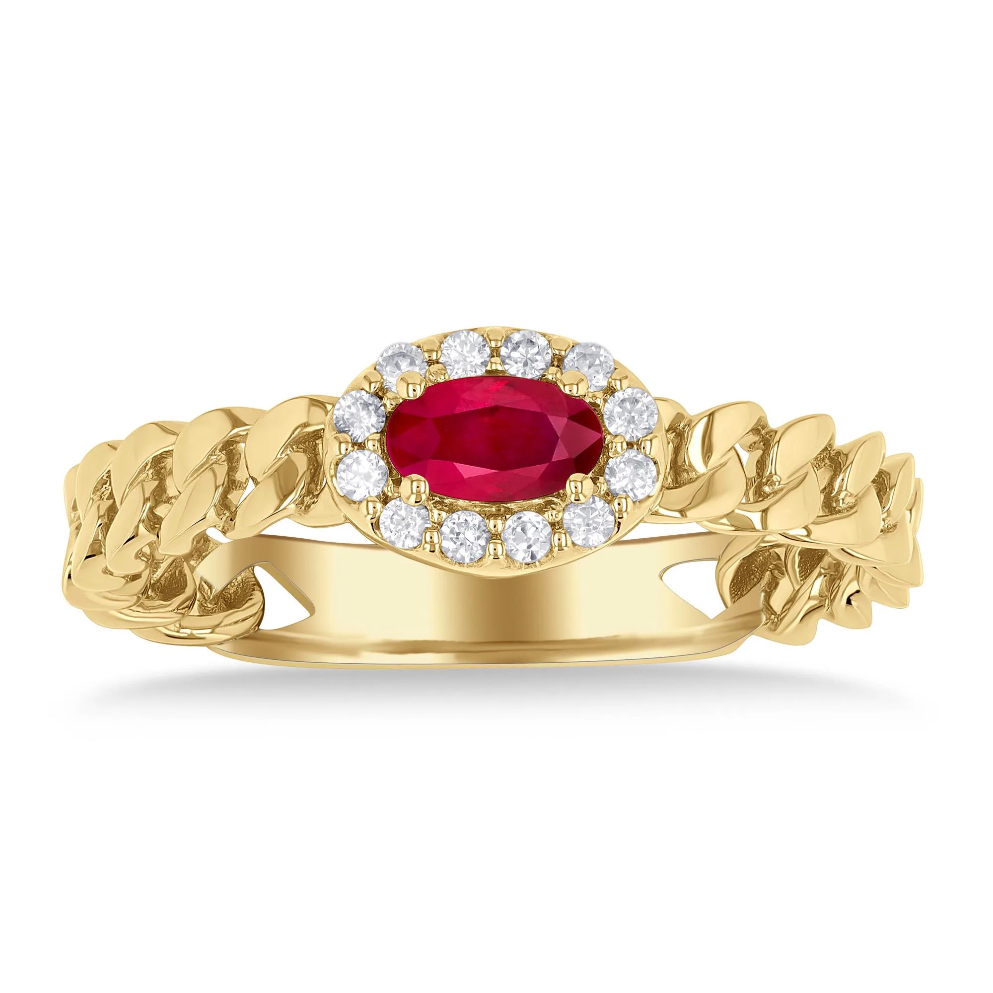 Jilco Inc Oval Ruby Ring - Size 7
