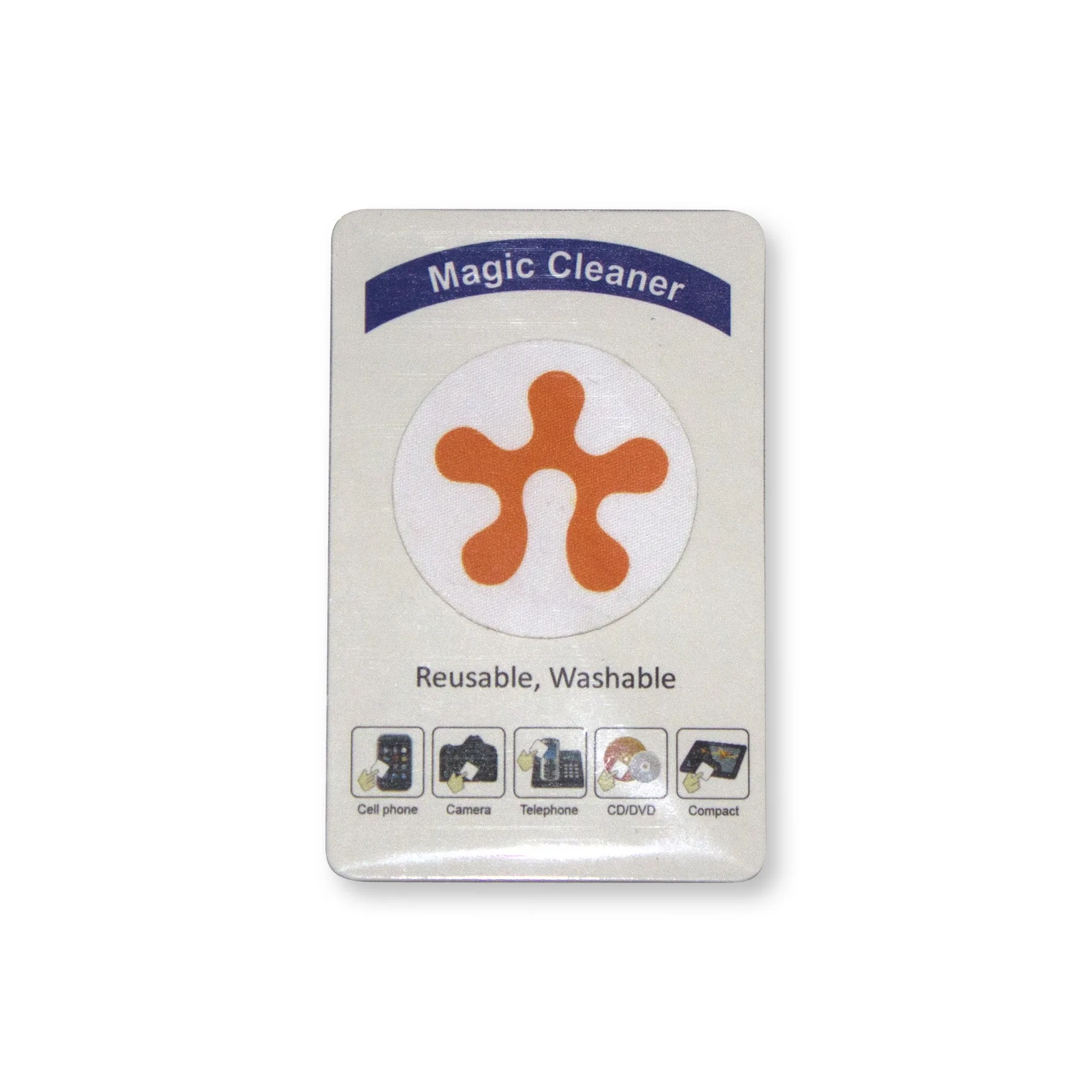 1.5" Magic Screen Cleaner Round w/Custom Backer Card