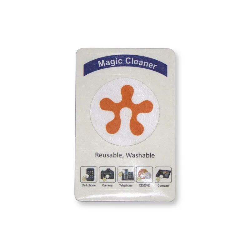 1.5" Magic Screen Cleaner-Round w/Generic Backer Card