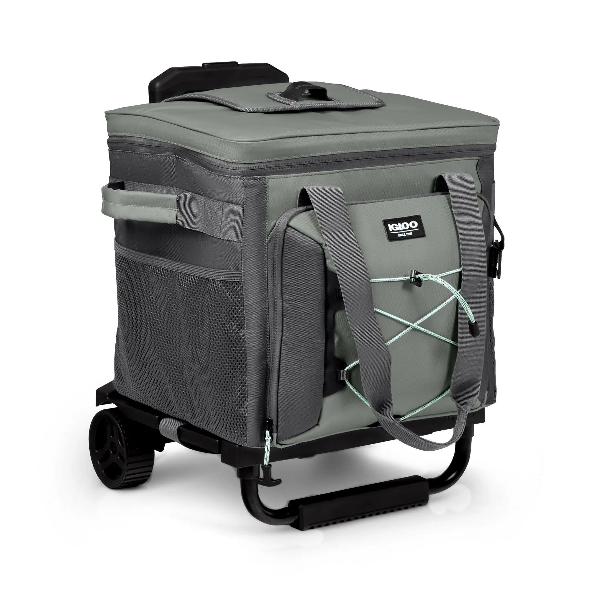 Igloo® Maxcold Voyager Collapsible Roller 40 Cooler Gray