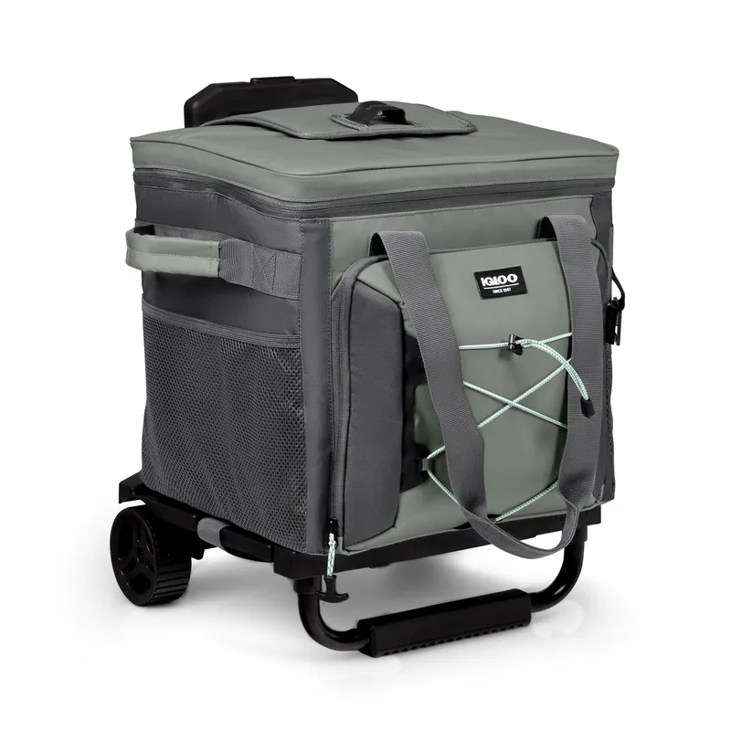 Igloo® Maxcold Voyager Collapsible Roller 40 Cooler Gray