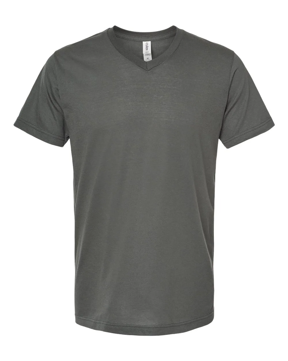 Tultex® Men's Poly-Rich V-Neck Short Sleeve T-Shirt view 3