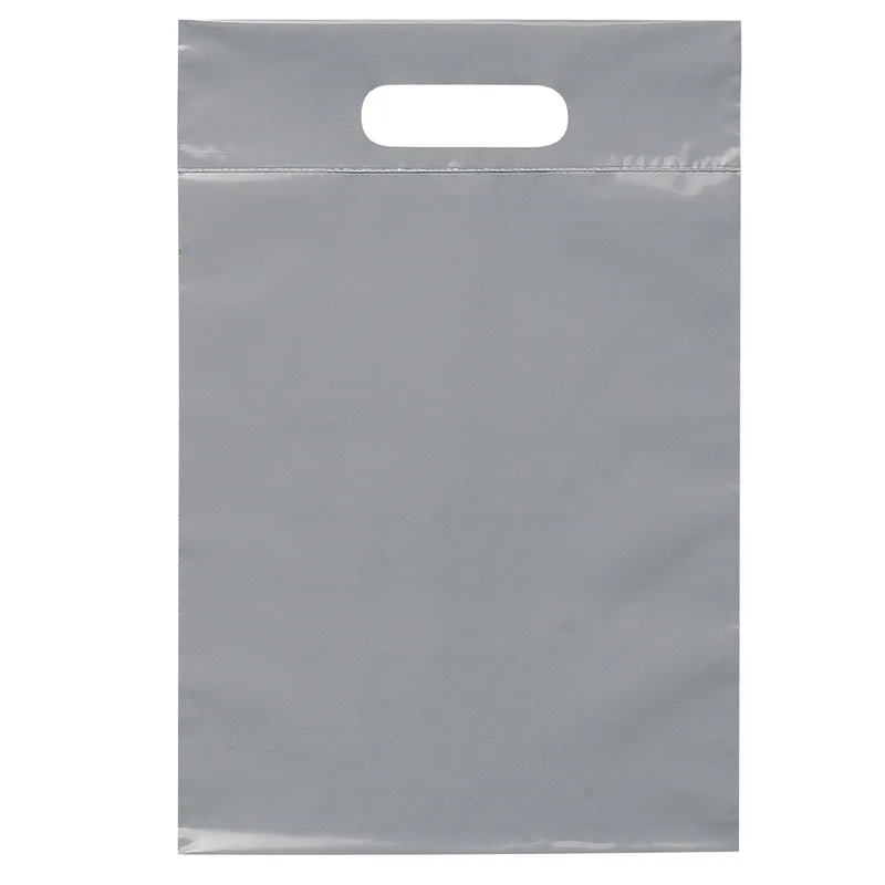 Die Cut Handle Bag - Flexo Ink Print (9 1/2" x 14") view 2