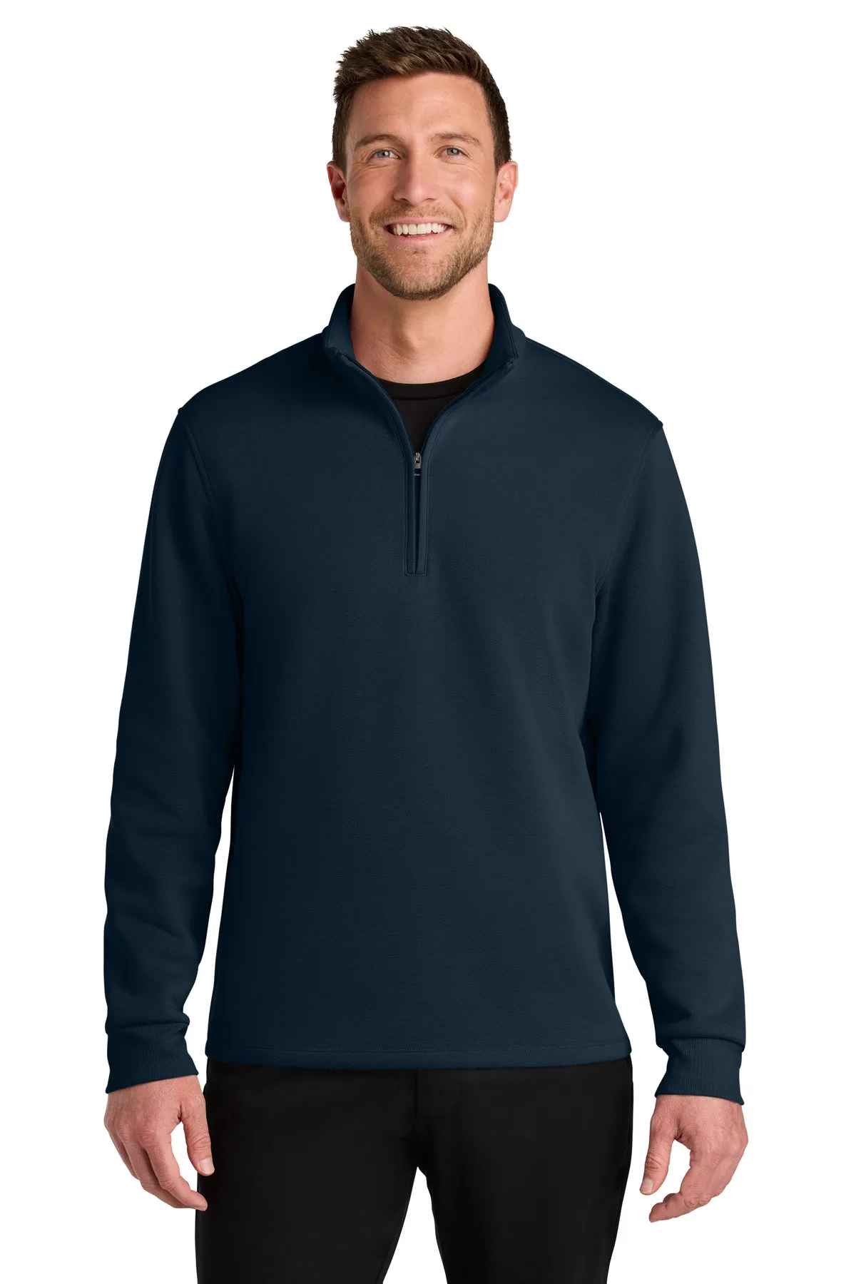 Port Authority® Wearever Signature Double Pique 1/4-Zip view 3