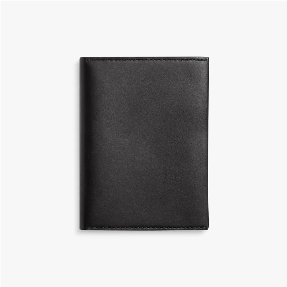 Shinola Passport Wallet - Black Vachetta Leather