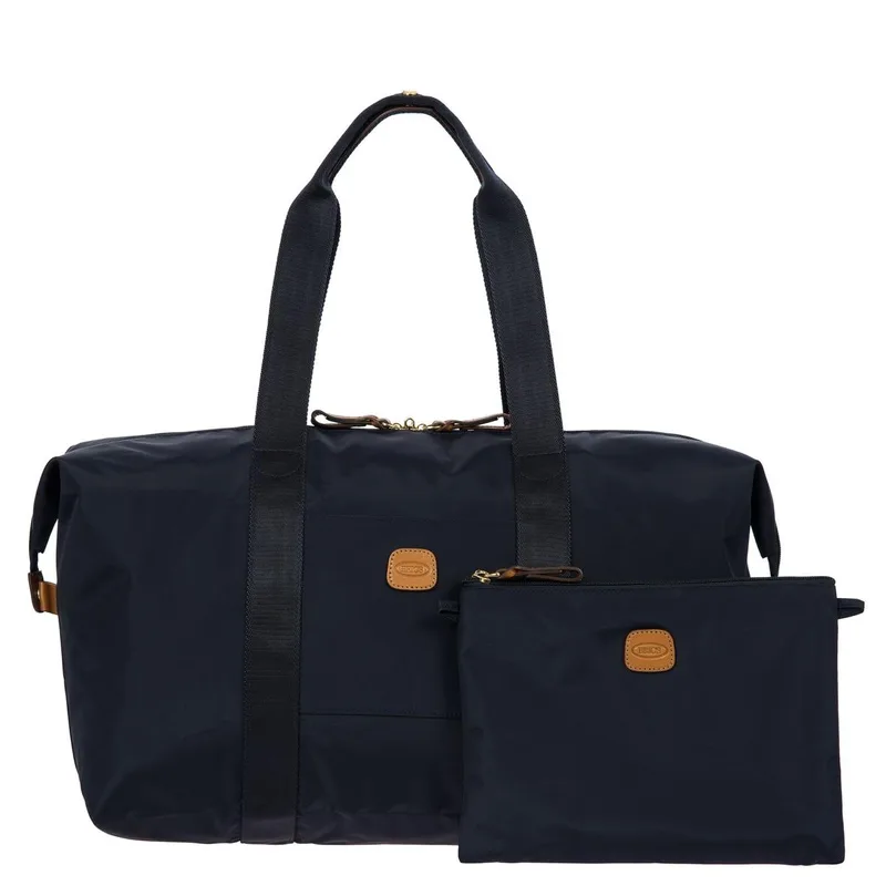 Bric's X-Bag 18" Folding Duffle Bag - Navy Blue