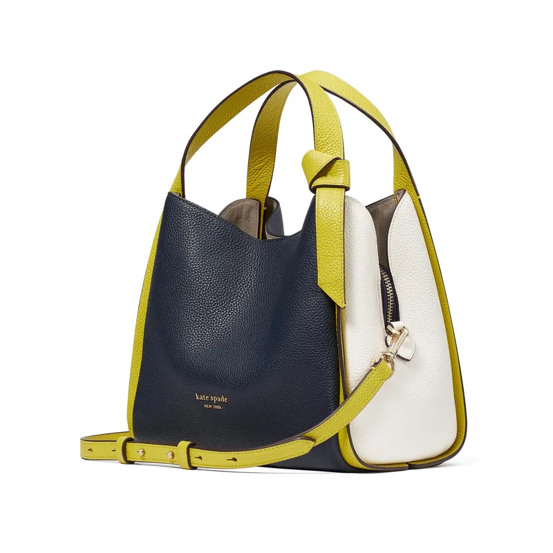 kate spade new york Knott Colorblocked Medium Crossbody Tote - Blazer Blue Multi