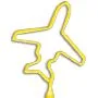 Airplane Lear Jet Inkbend Standard, Bent Pen