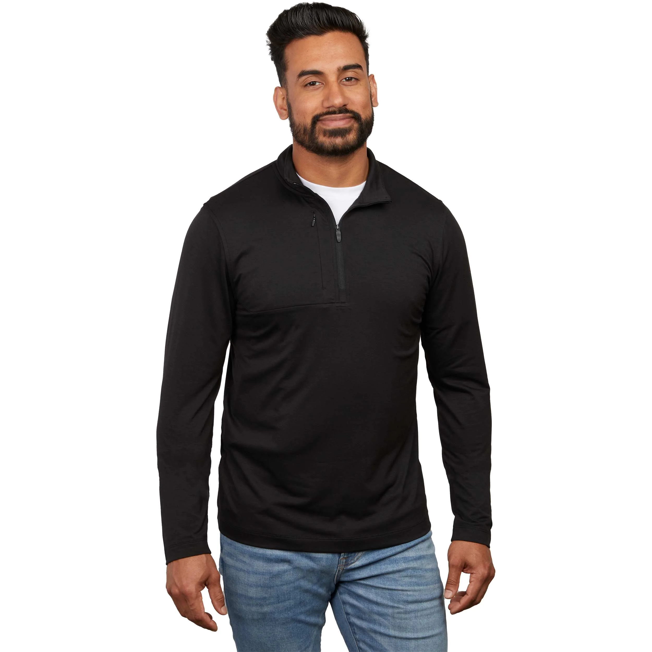 Men's IZU EVERYTHING PERFORMANCE Eco Quarter Zip view 2