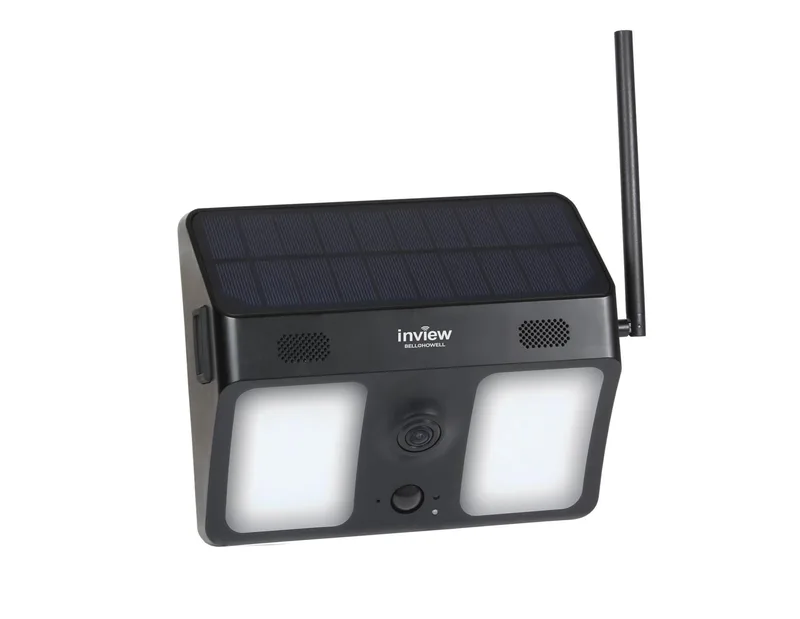 Bell+Howell Inview Solar Floodlight Outdoor Camera