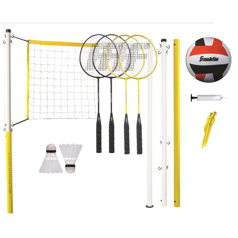 Franklin Sports Family Volleyball/Badminton Set