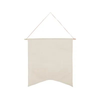 Continued Wallflower Large Pennant (Natural Canvas) view 3