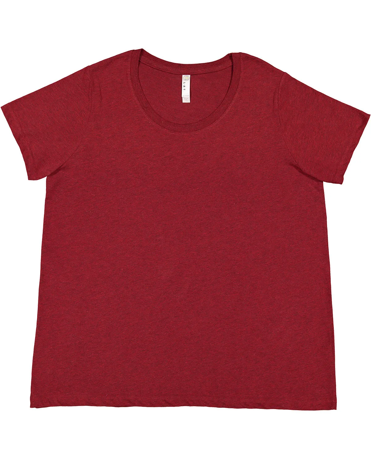 LAT Ladies' Curvy Fine Jersey T-Shirt view 7